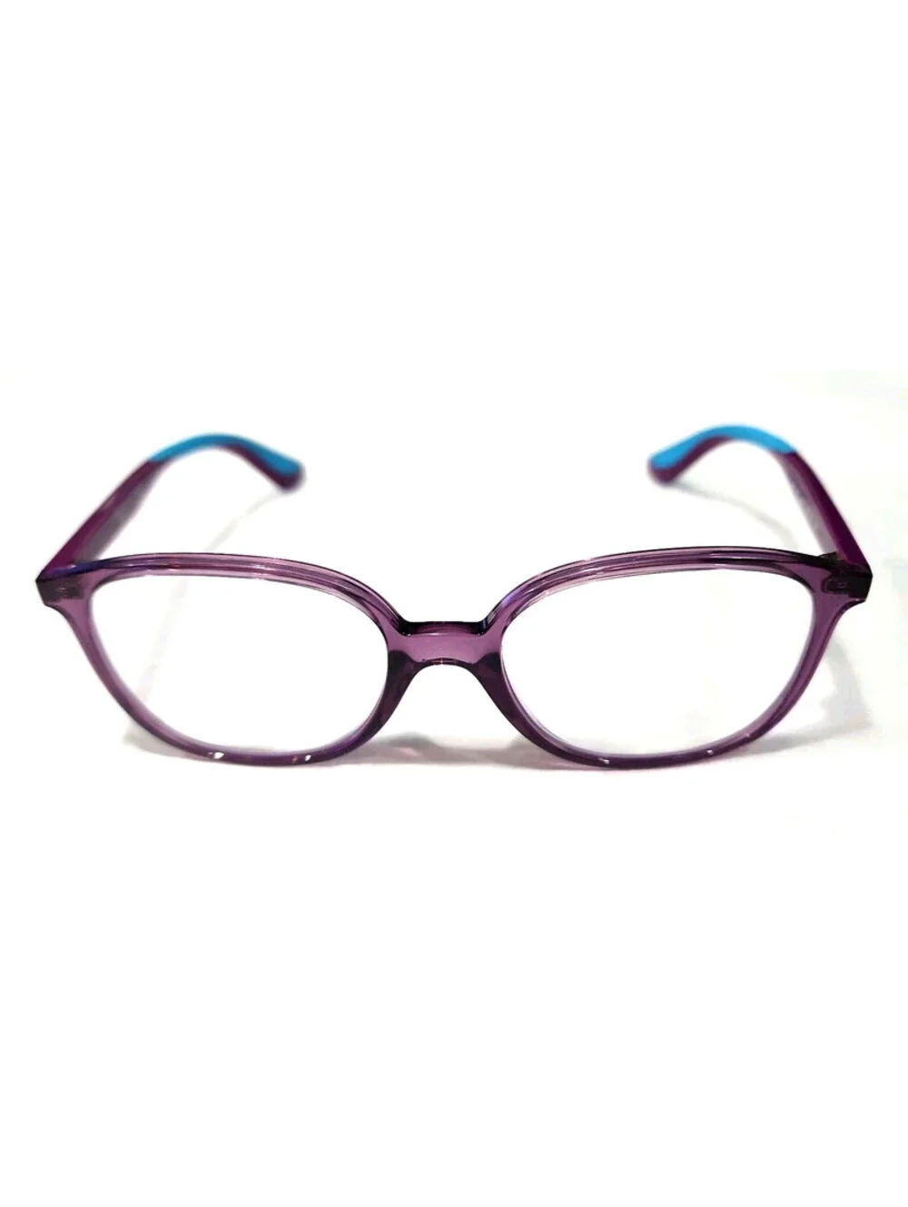 Ray Ban RB1598 3776 Girls Kids Crystral Purple Eyeglasses 49-16 130